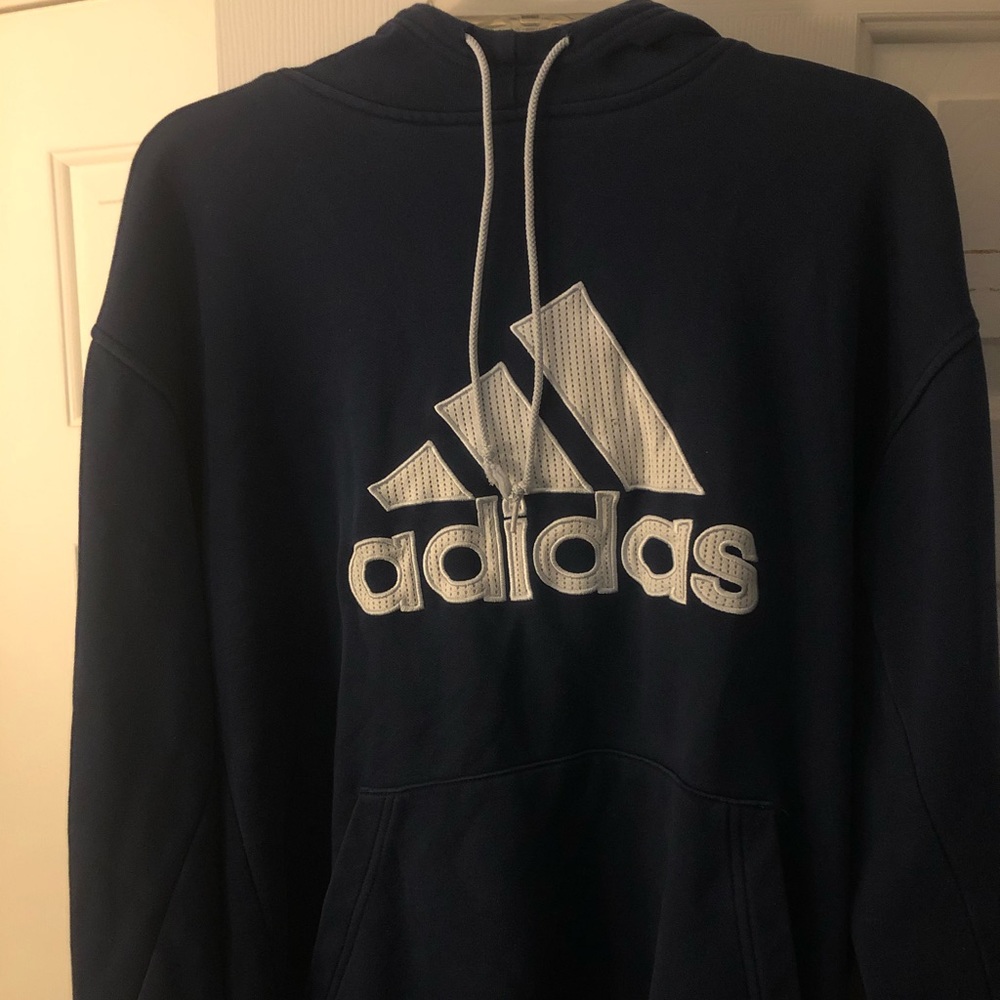 Adidas Navy Blue Hoodie